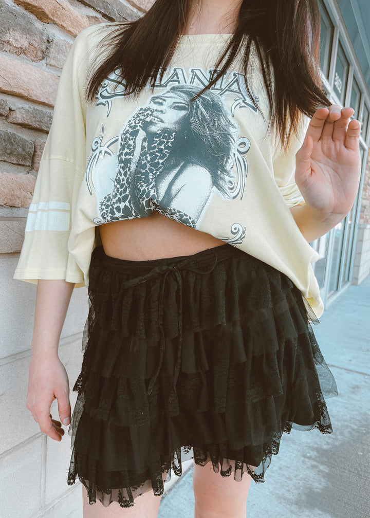 Black Swan Ruffle Skirt