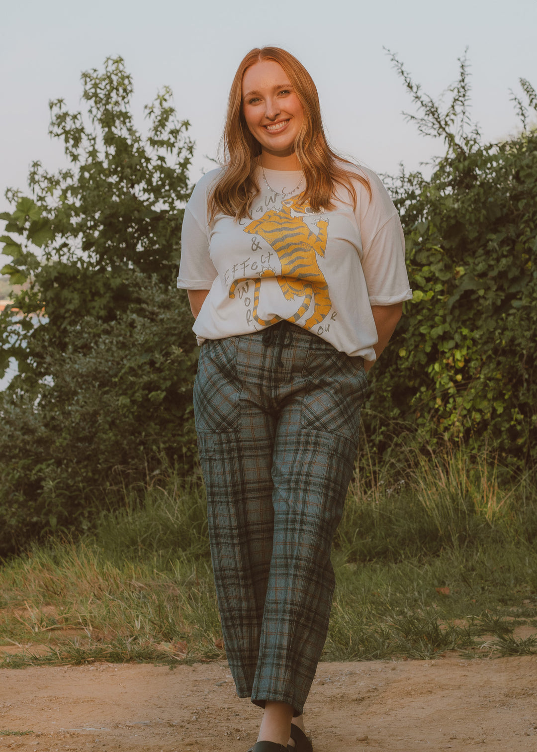plaid pants