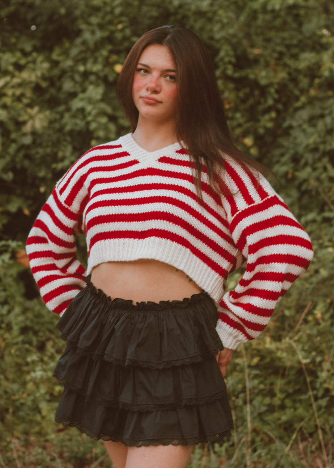Apple Cider Striped Sweater