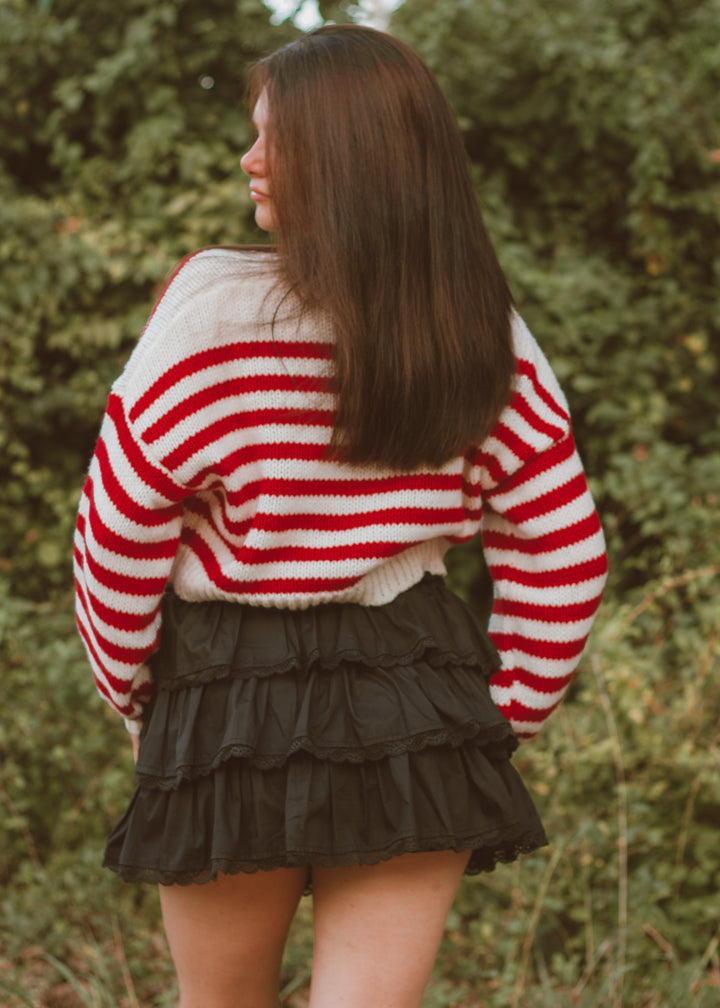 Apple Cider Striped Sweater