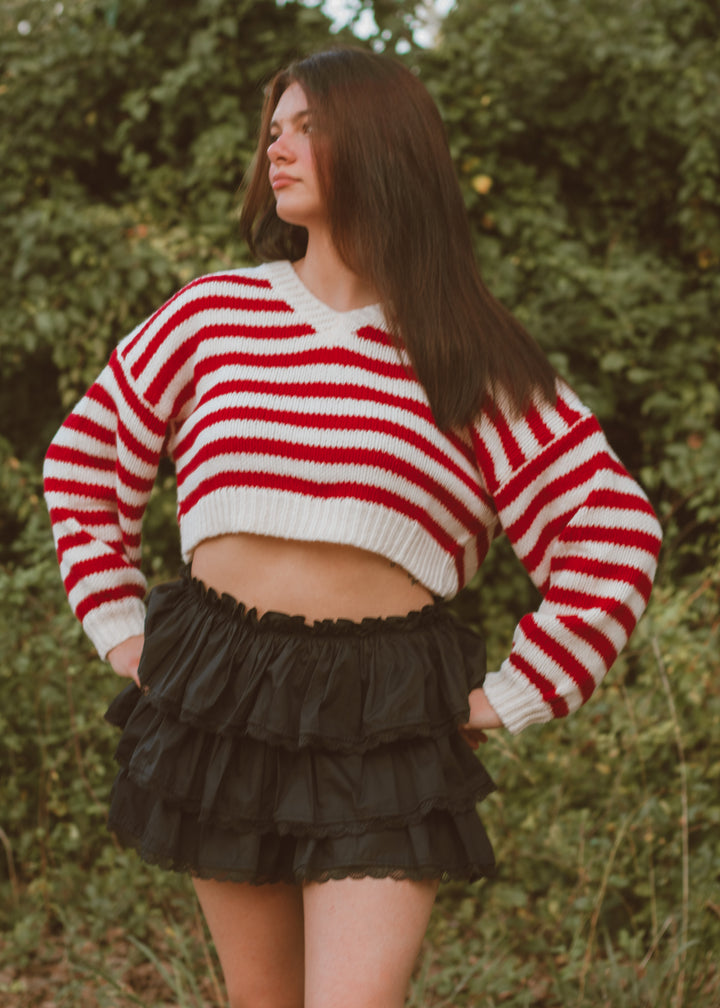 Apple Cider Striped Sweater