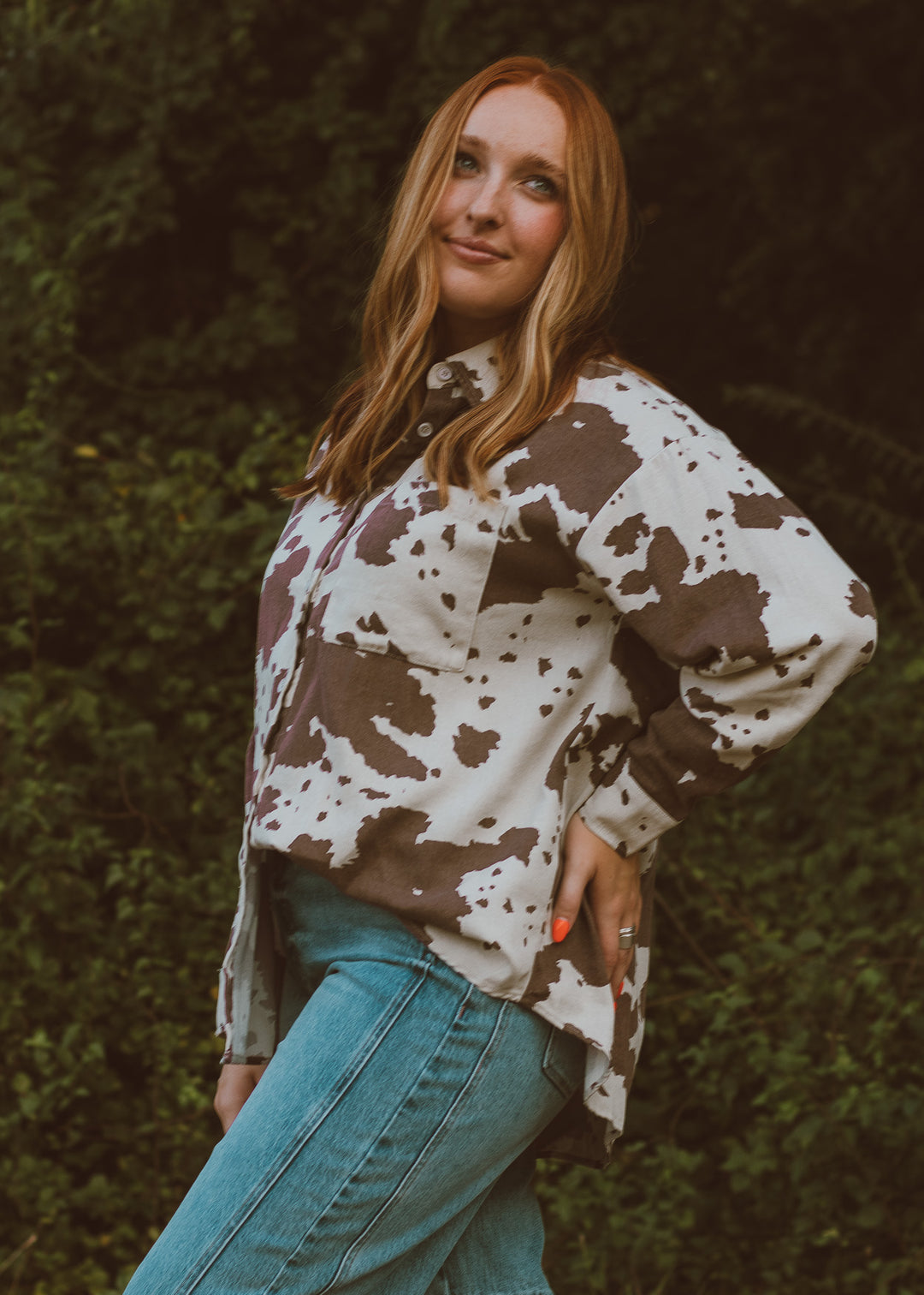 cow print outfit 