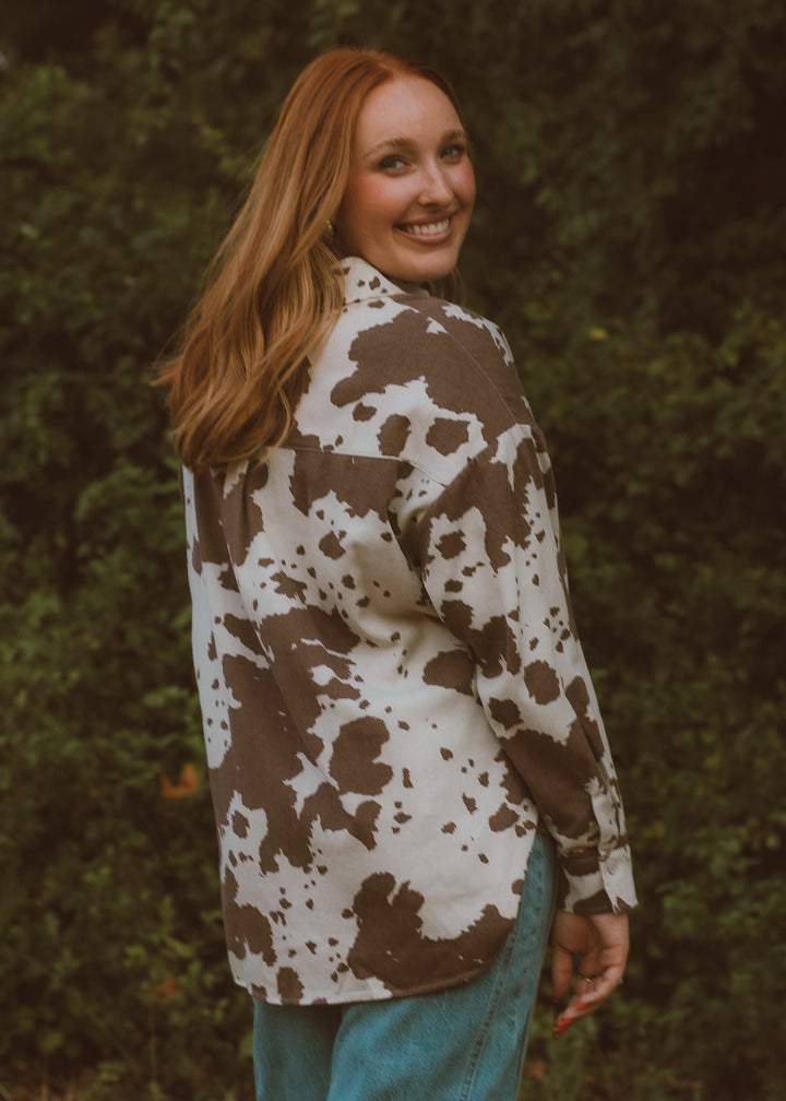 cow print jacket 
