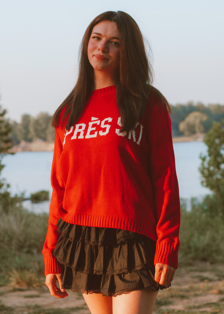 Après Ski Red Sweater