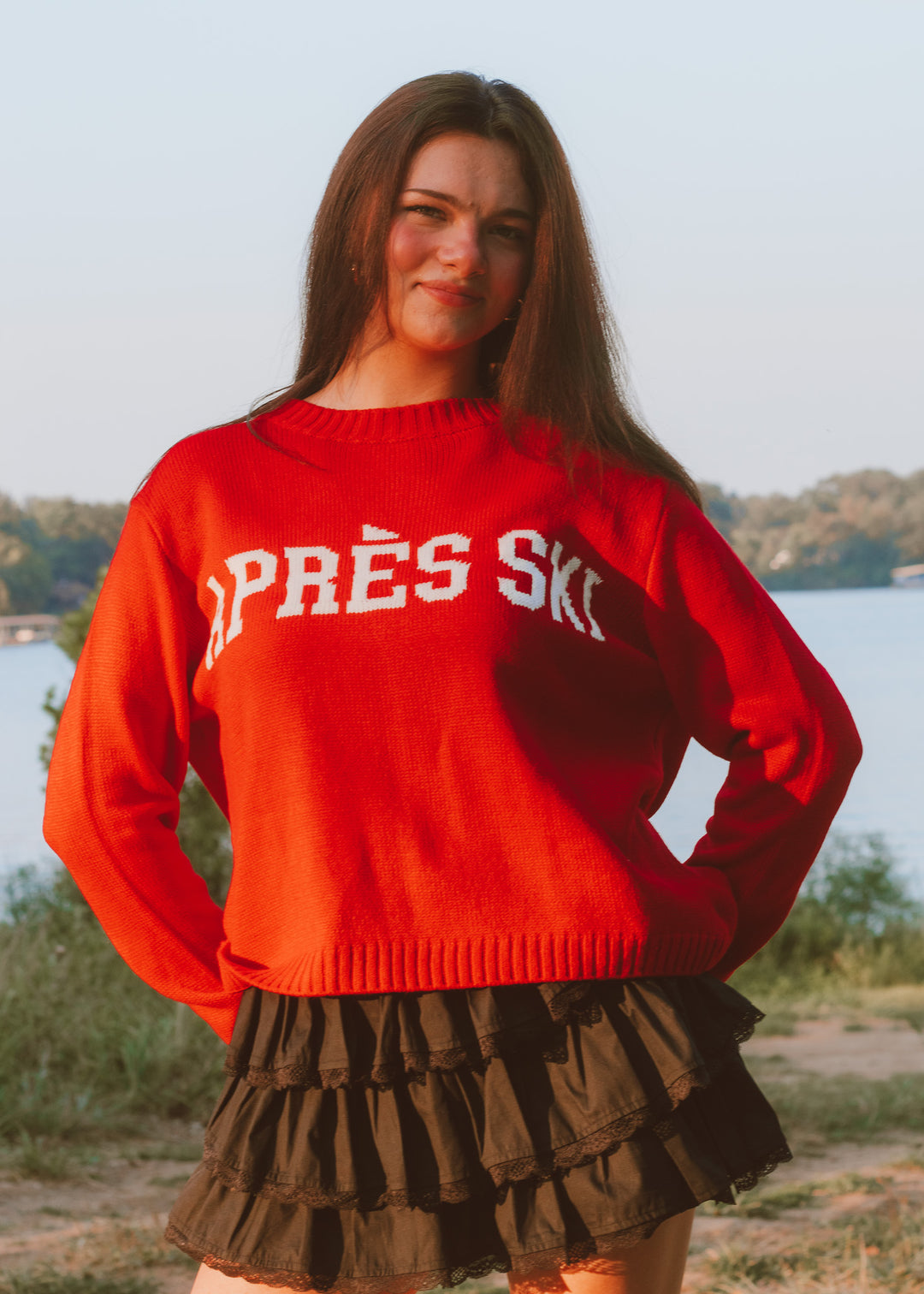 Après Ski Red Sweater
