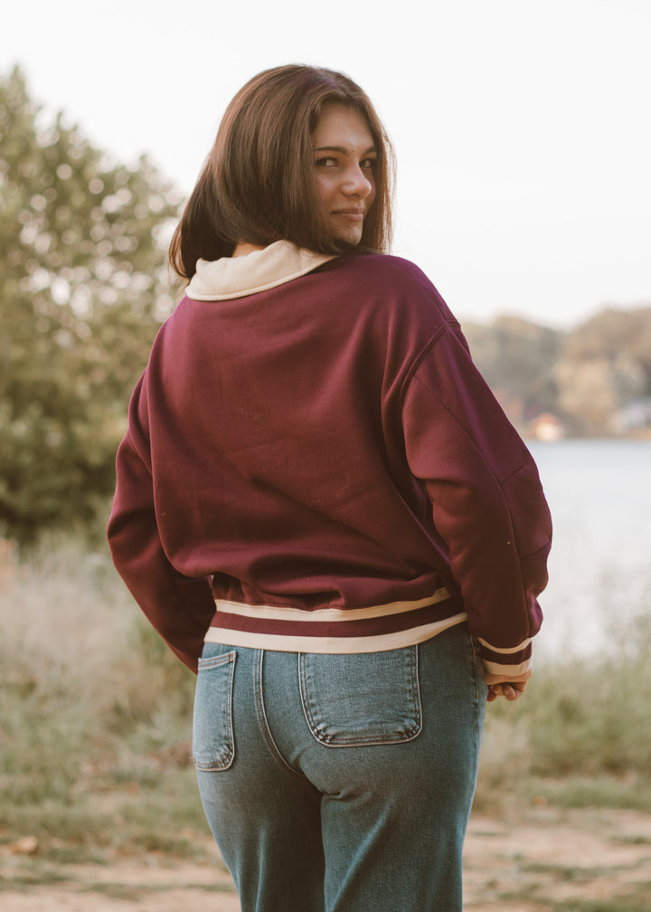 varsity crewneck 