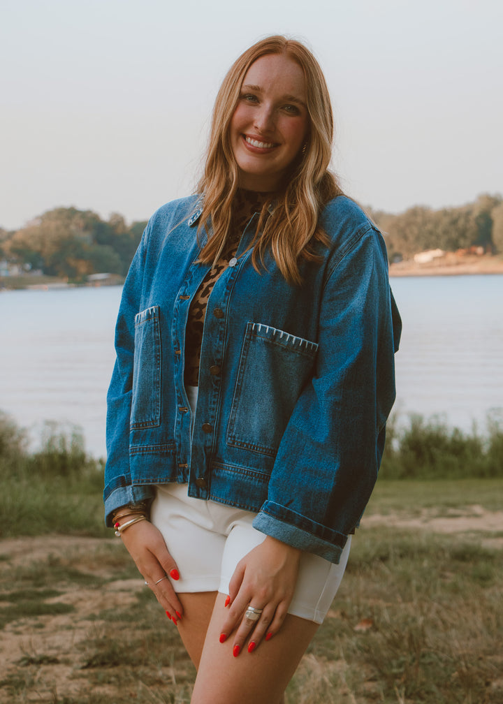 Dark Wash Denim Jacket