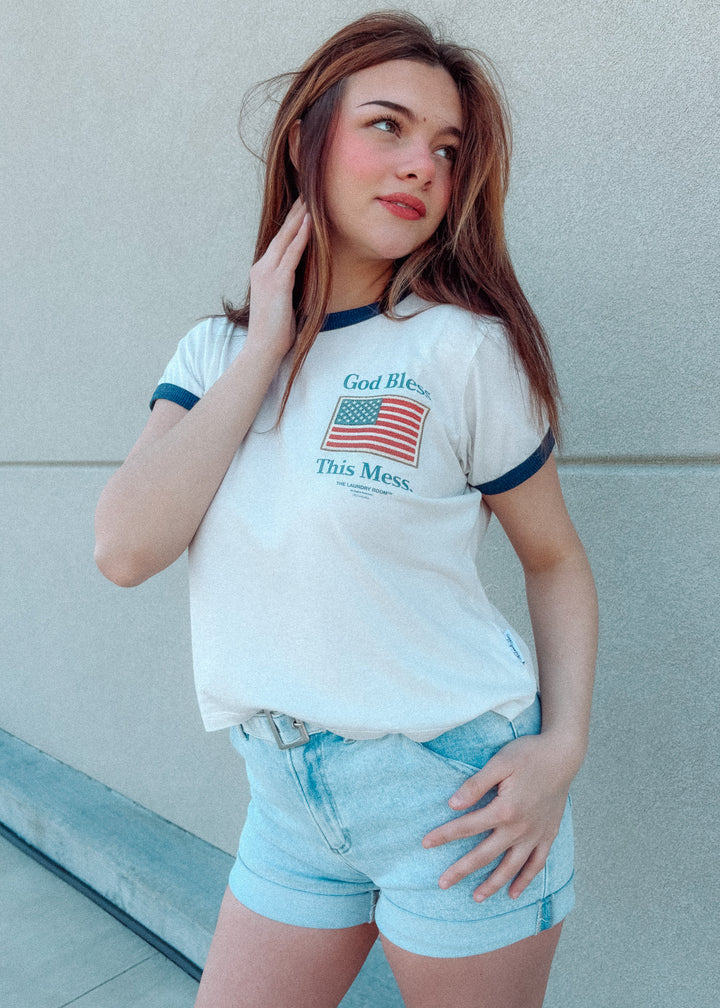 God Bless This Mess Ringer Tee