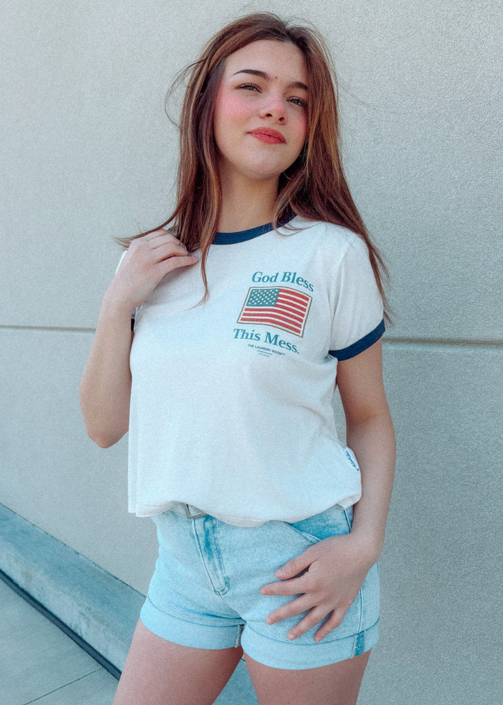God Bless This Mess Ringer Tee
