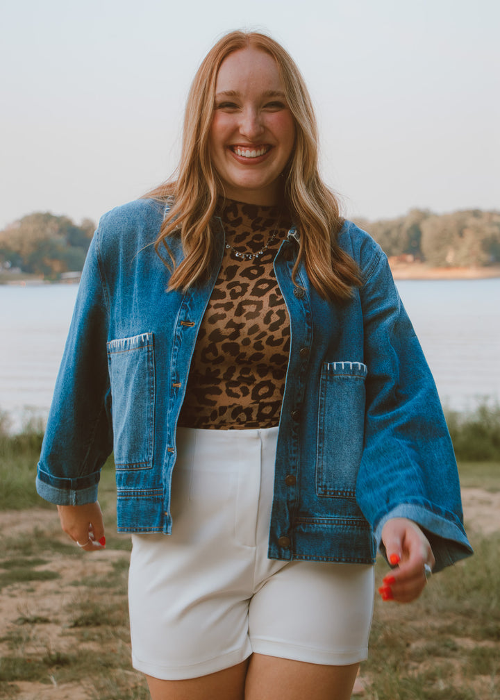 Dark Wash Denim Jacket
