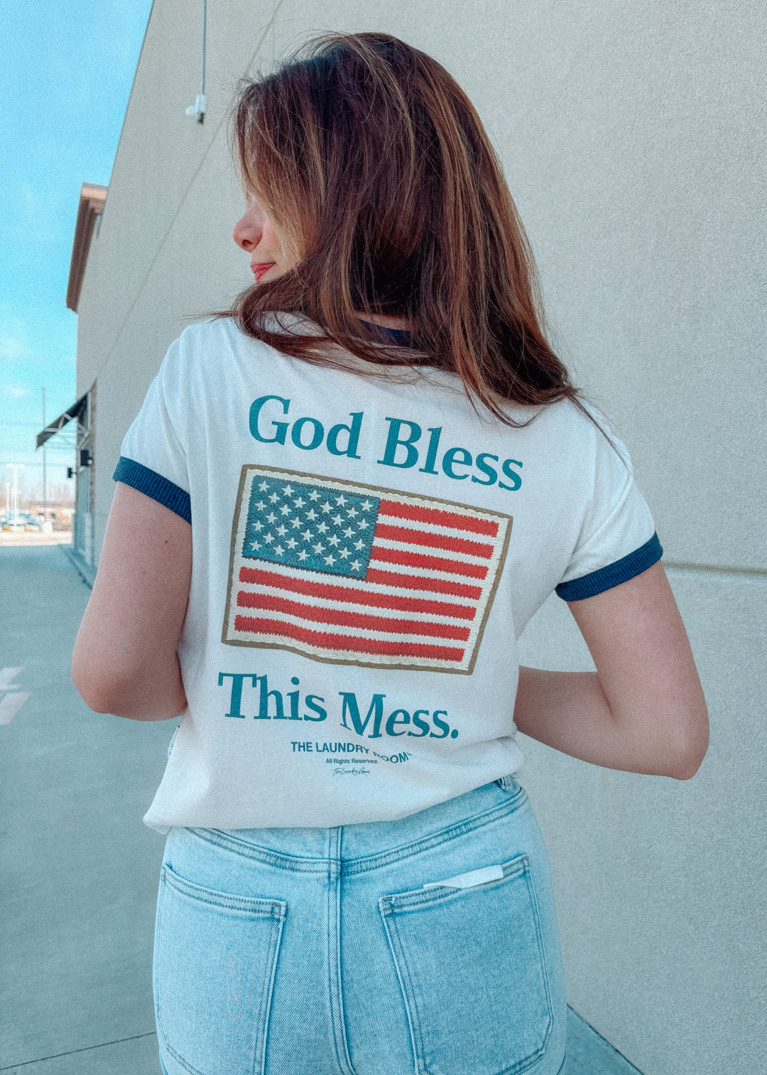 God Bless This Mess Ringer Tee