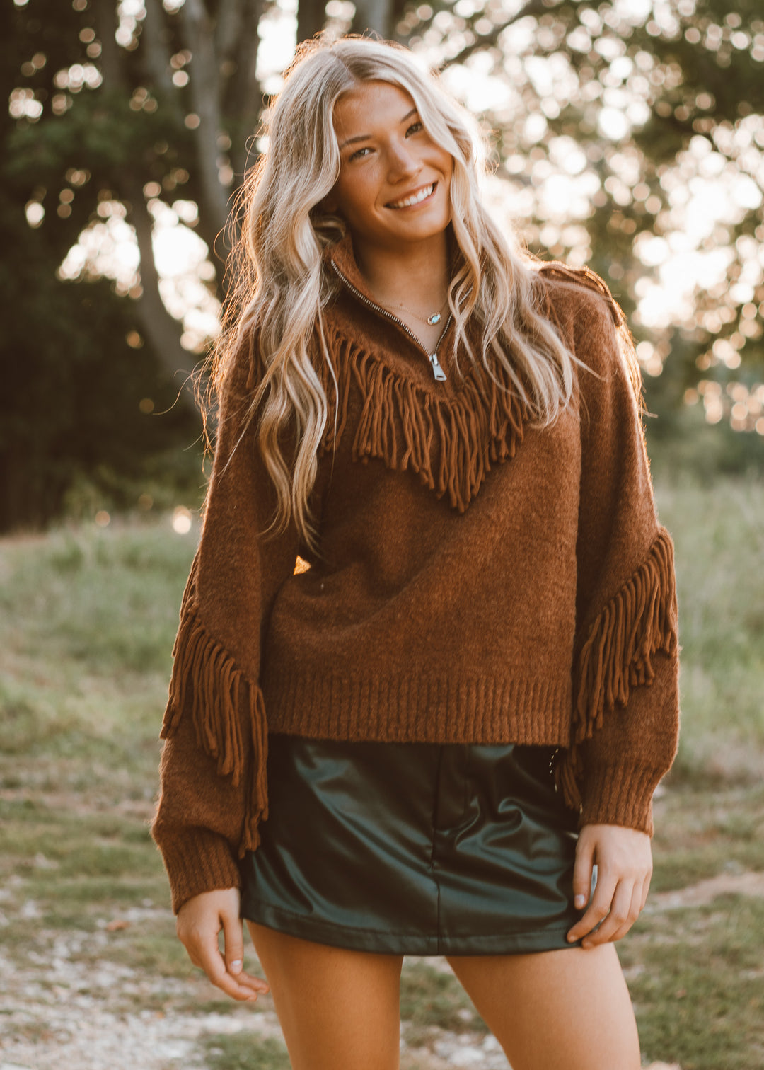 Fringe Forever Turtleneck Sweater
