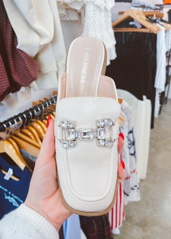 White slip-on shoe 
