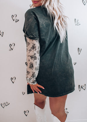 Fortune Favors the Bold Graphic Tee Dress