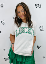 Checkered Lucky Graphic Tee
