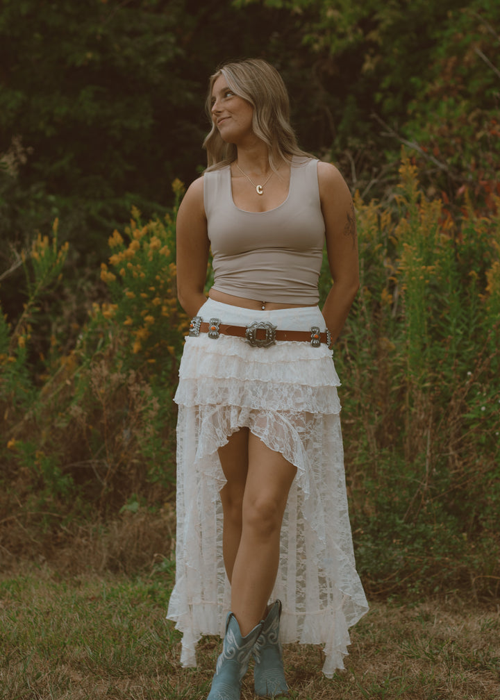 September Serenade Lace Skirt