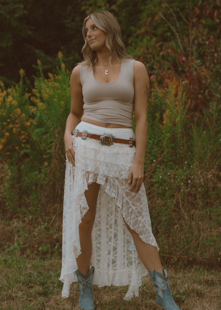 September Serenade Lace Skirt