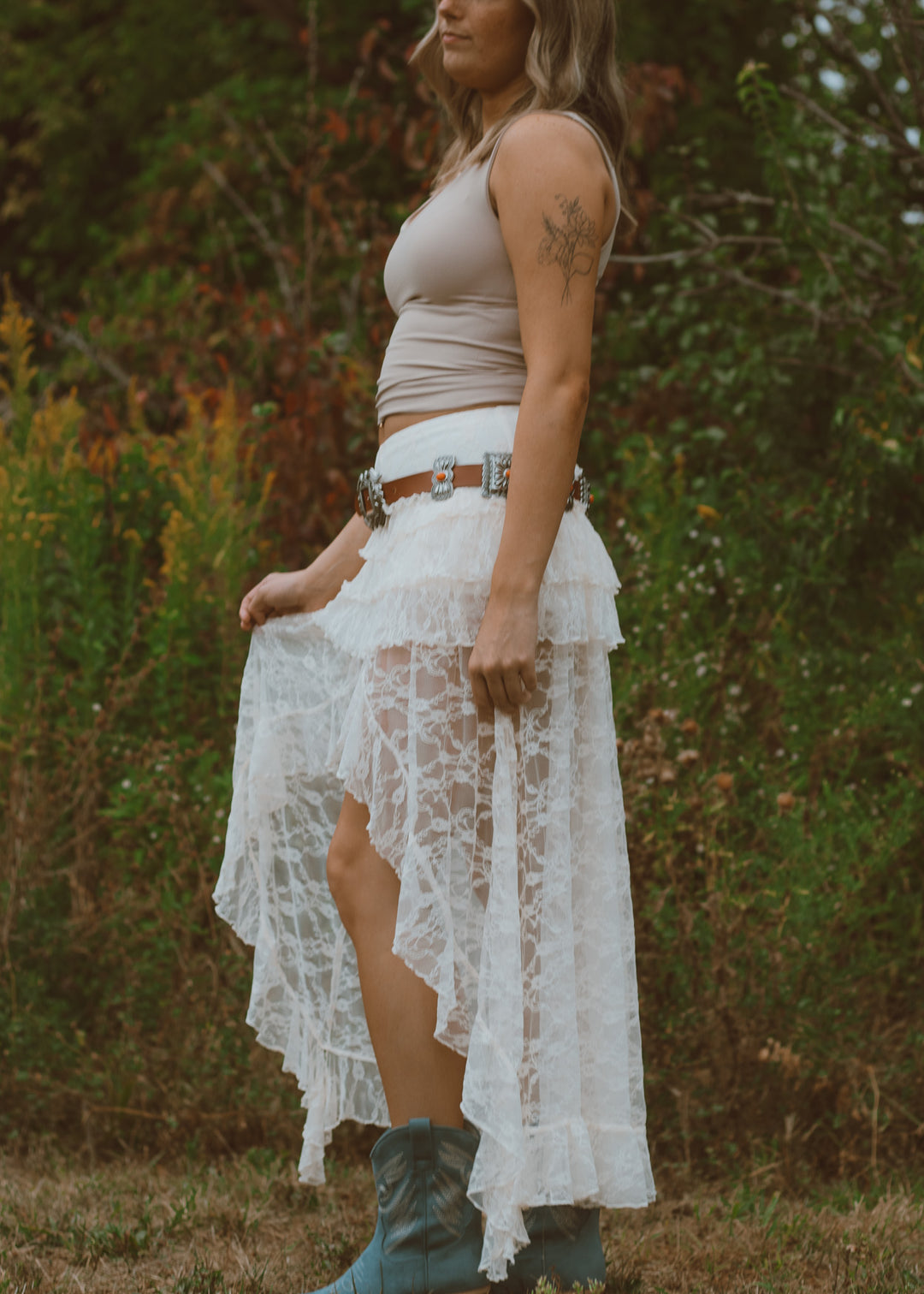 September Serenade Lace Skirt