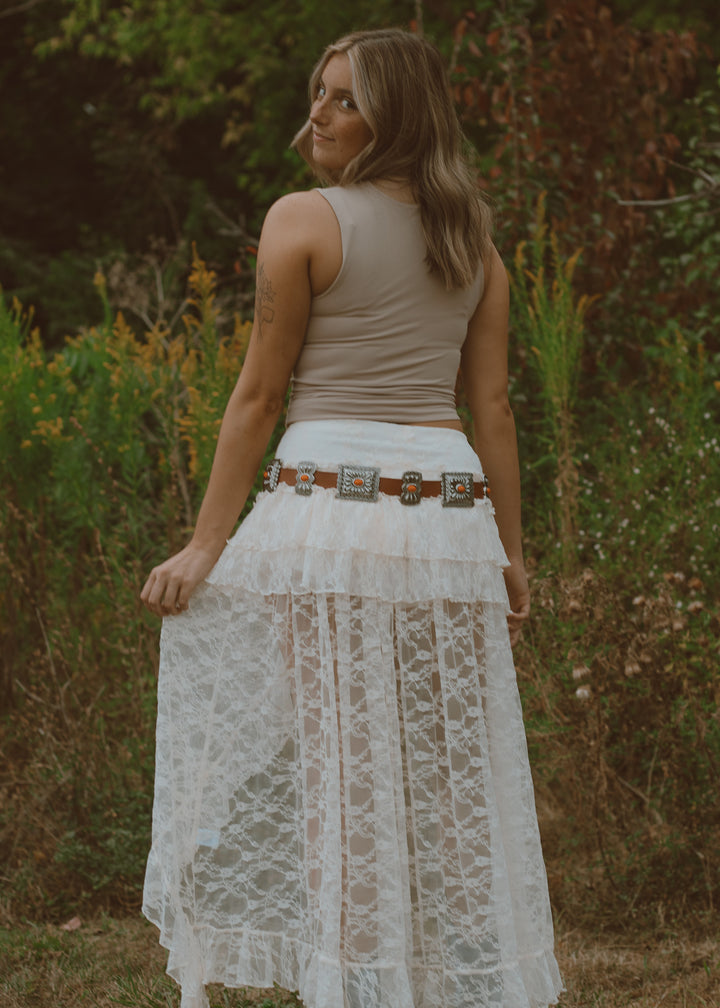 September Serenade Lace Skirt
