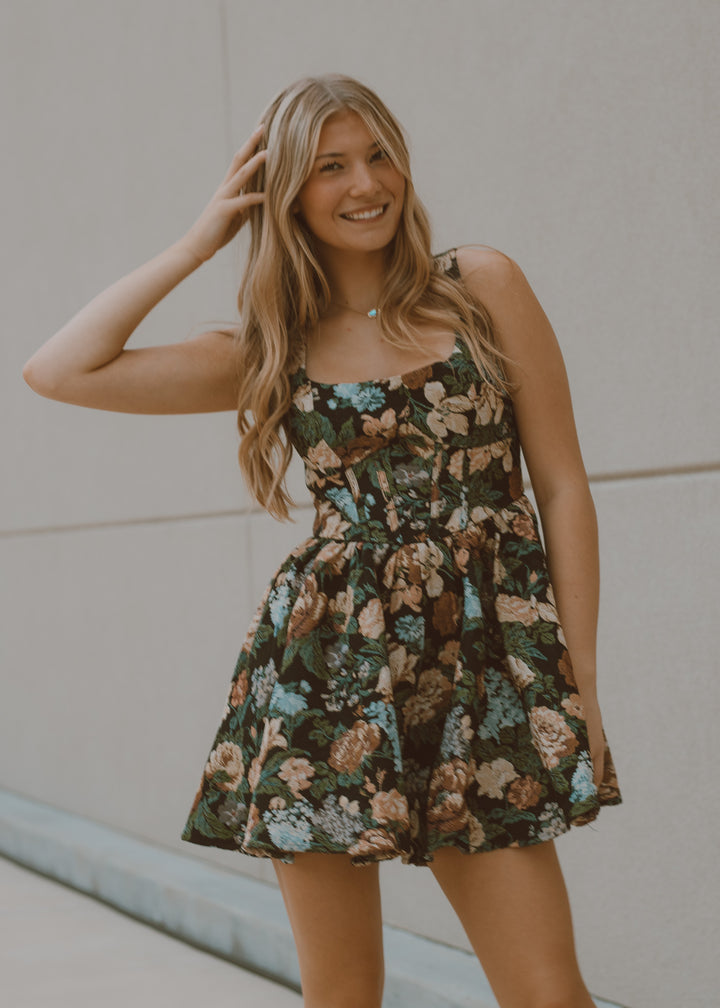 Autumn Romance Jacquard Romper