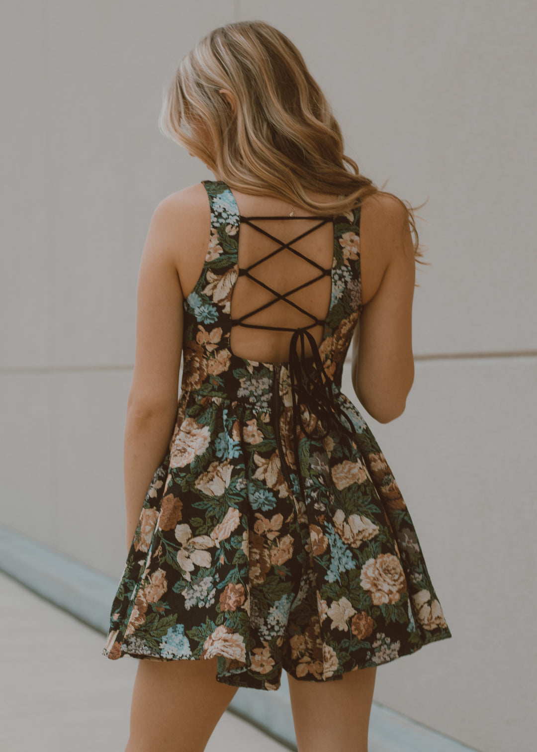 Autumn Romance Jacquard Romper