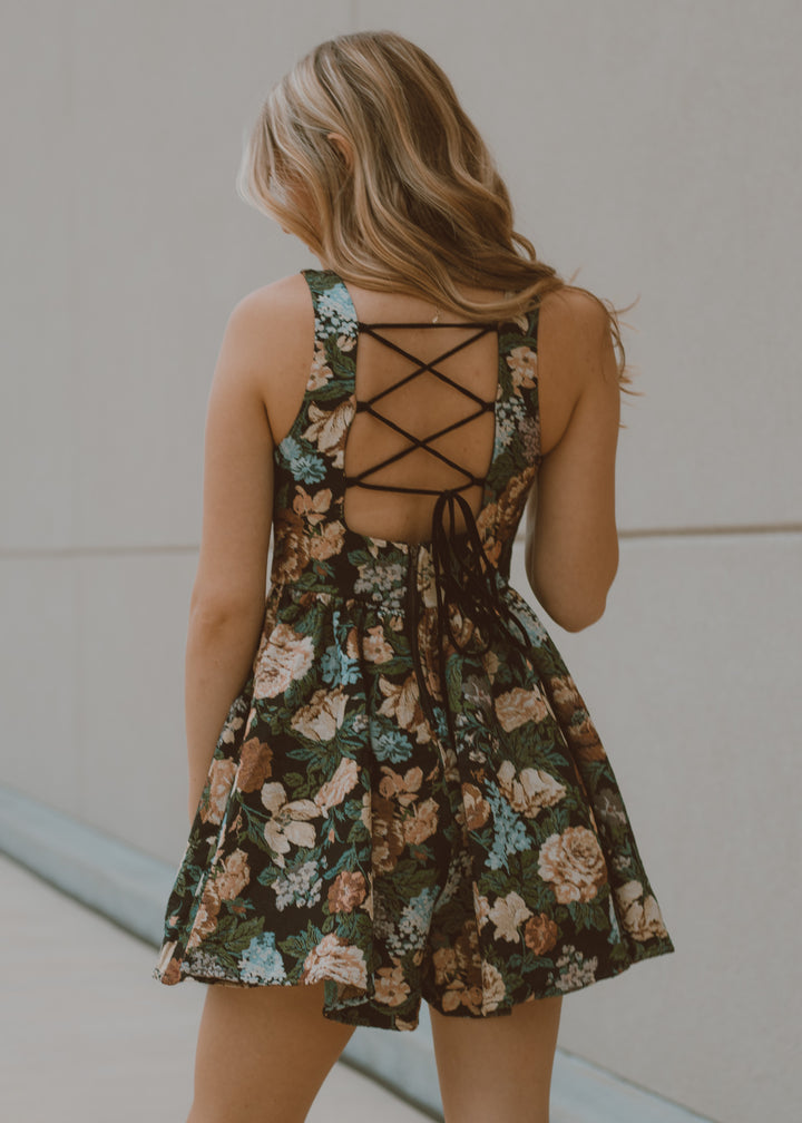 Autumn Romance Jacquard Romper