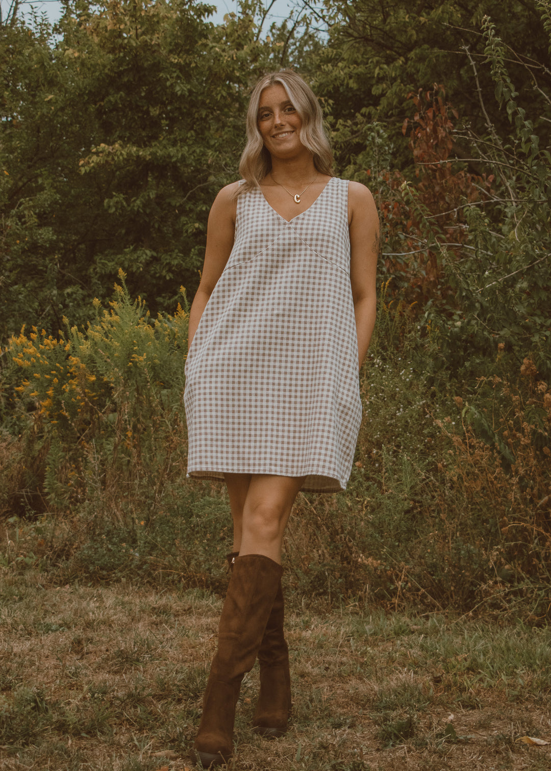 Maple Grove Gingham Dress