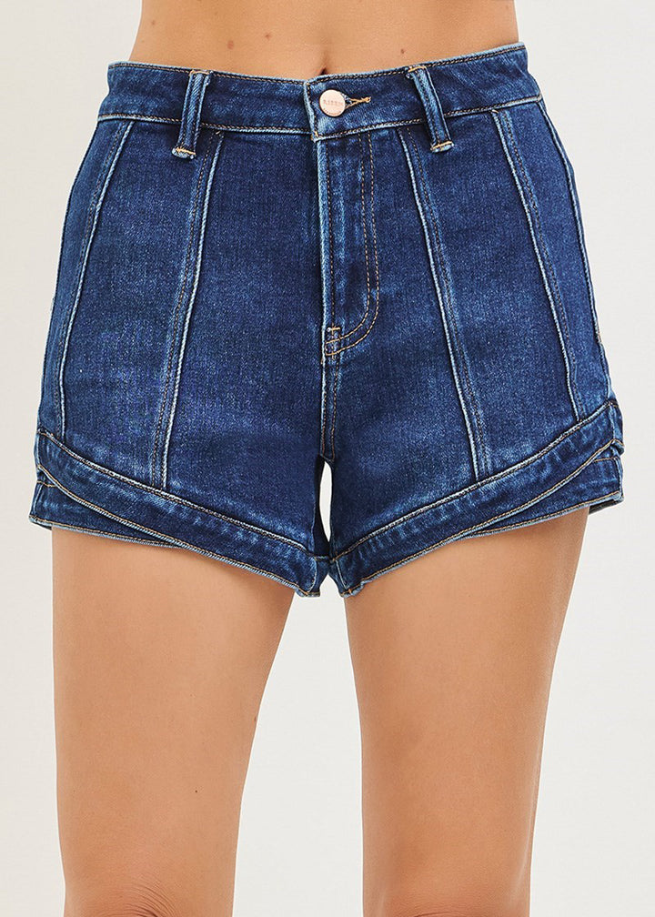 blue denim shorts 