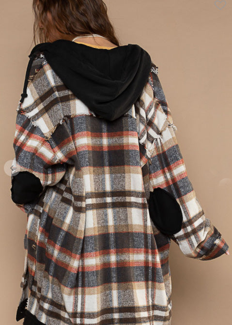 
            
                Load image into Gallery viewer, Hayride Oversized Flannel Jacket
            
        