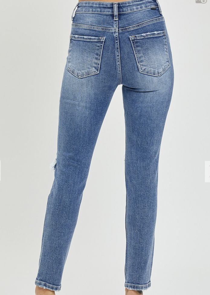 jeans with hole in the knee