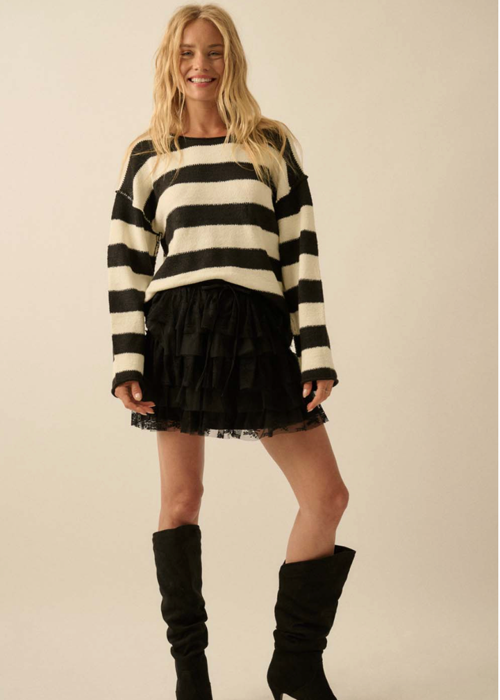 Black Swan Ruffle Skirt