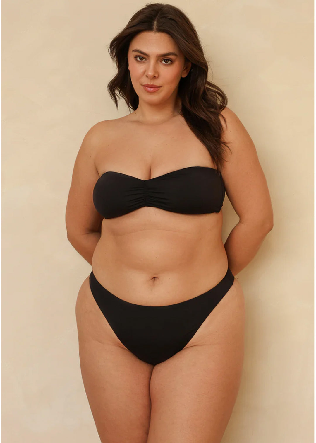 Hudson Black Bandeau Bikini Top