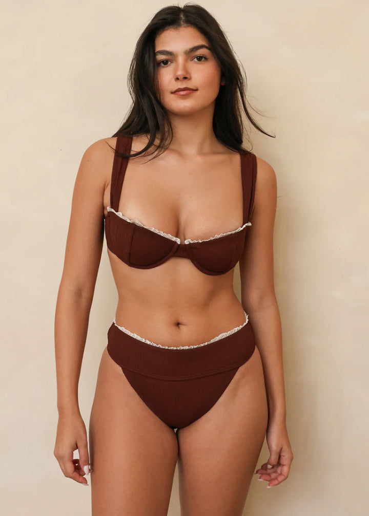Sydney Cheeky Bikini Bottom - Terra