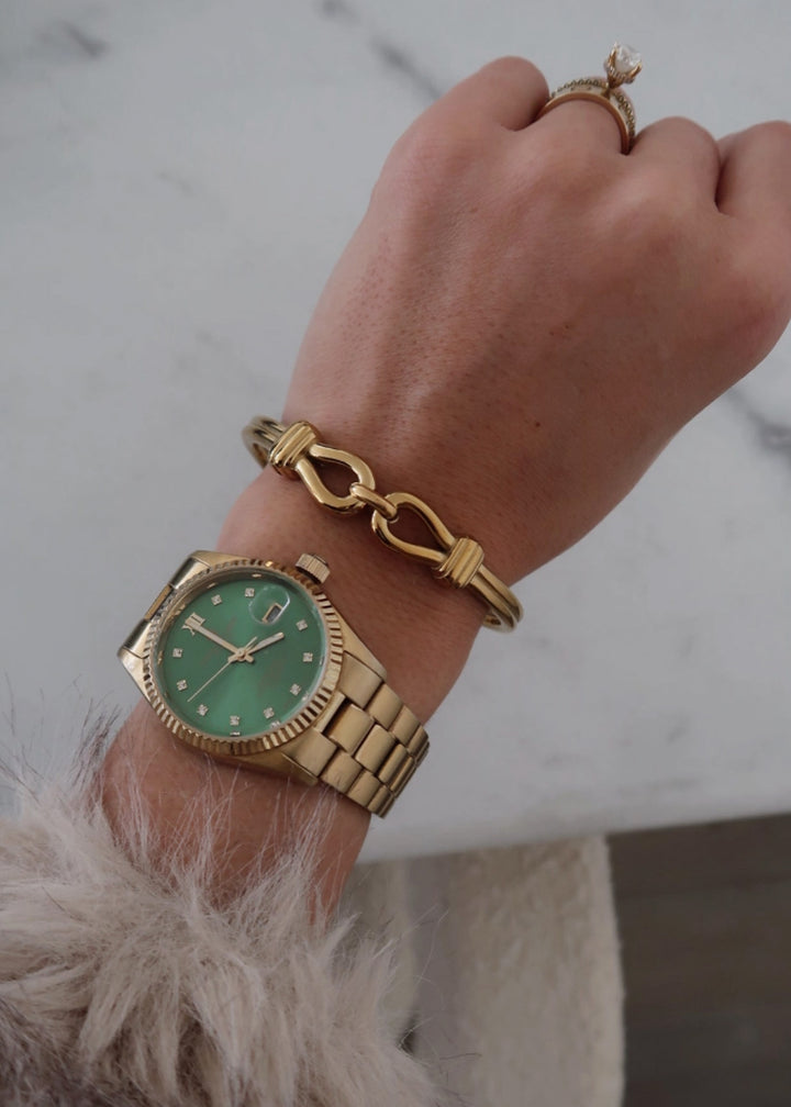 Abby Gold Bit Bracelet
