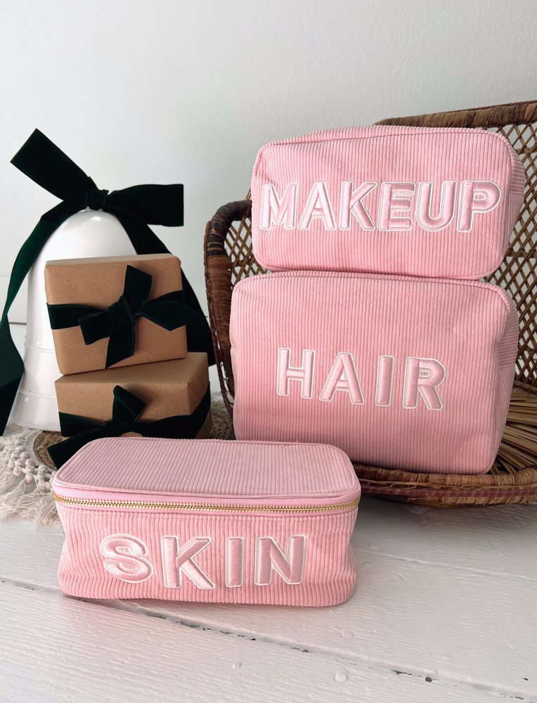 Hair XL - Pink Corduroy Bag