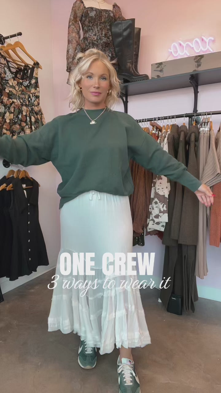 Chicago High Mock Neck Crew