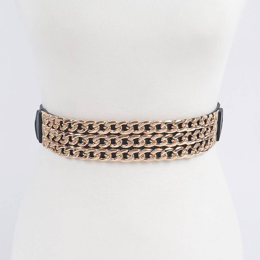 black and gold belt