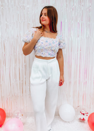 
            
                Load image into Gallery viewer, Lover Floral Crop Top
            
        