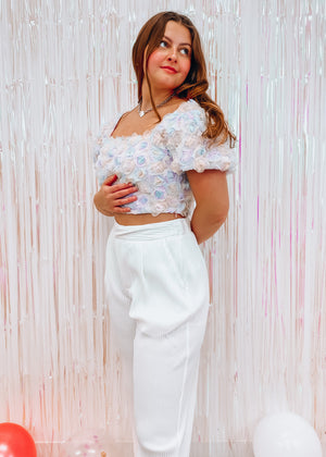 
            
                Load image into Gallery viewer, Lover Floral Crop Top
            
        