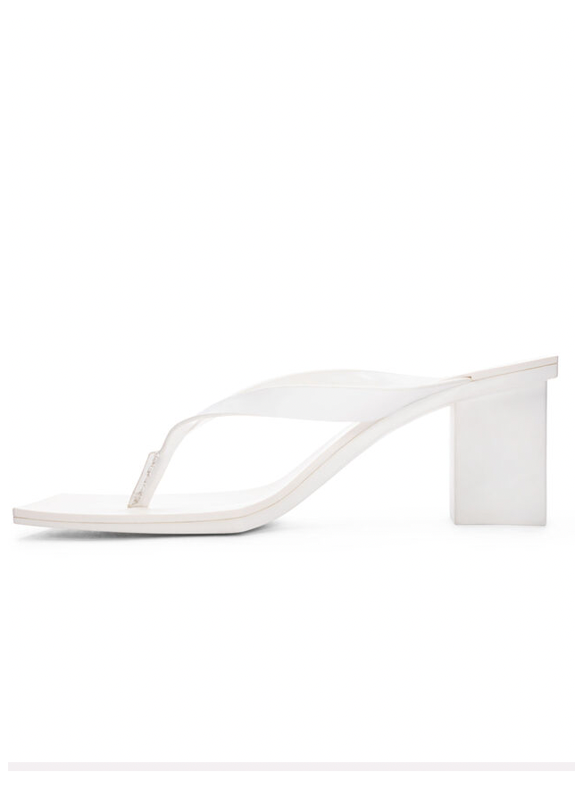 
            
                Load image into Gallery viewer, Marna Heeled White Sandal
            
        