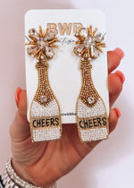 Cheers Champagne Earrings